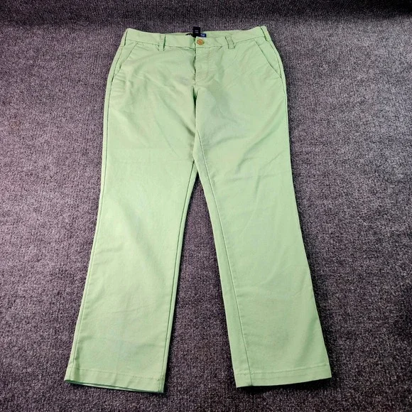 Mens Izod Chino Pants Mens 34x30 Pink Green Pastel Straight Leg Lot of 2 Summer - Picture 2 of 13